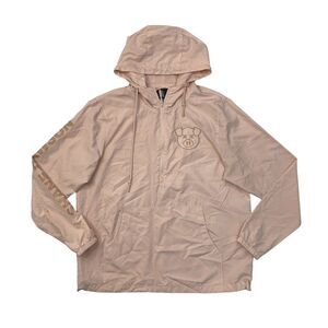 Shane Dawson Windbreaker Womens S Small Ice Peach Quarter Zip Pig Hoodie